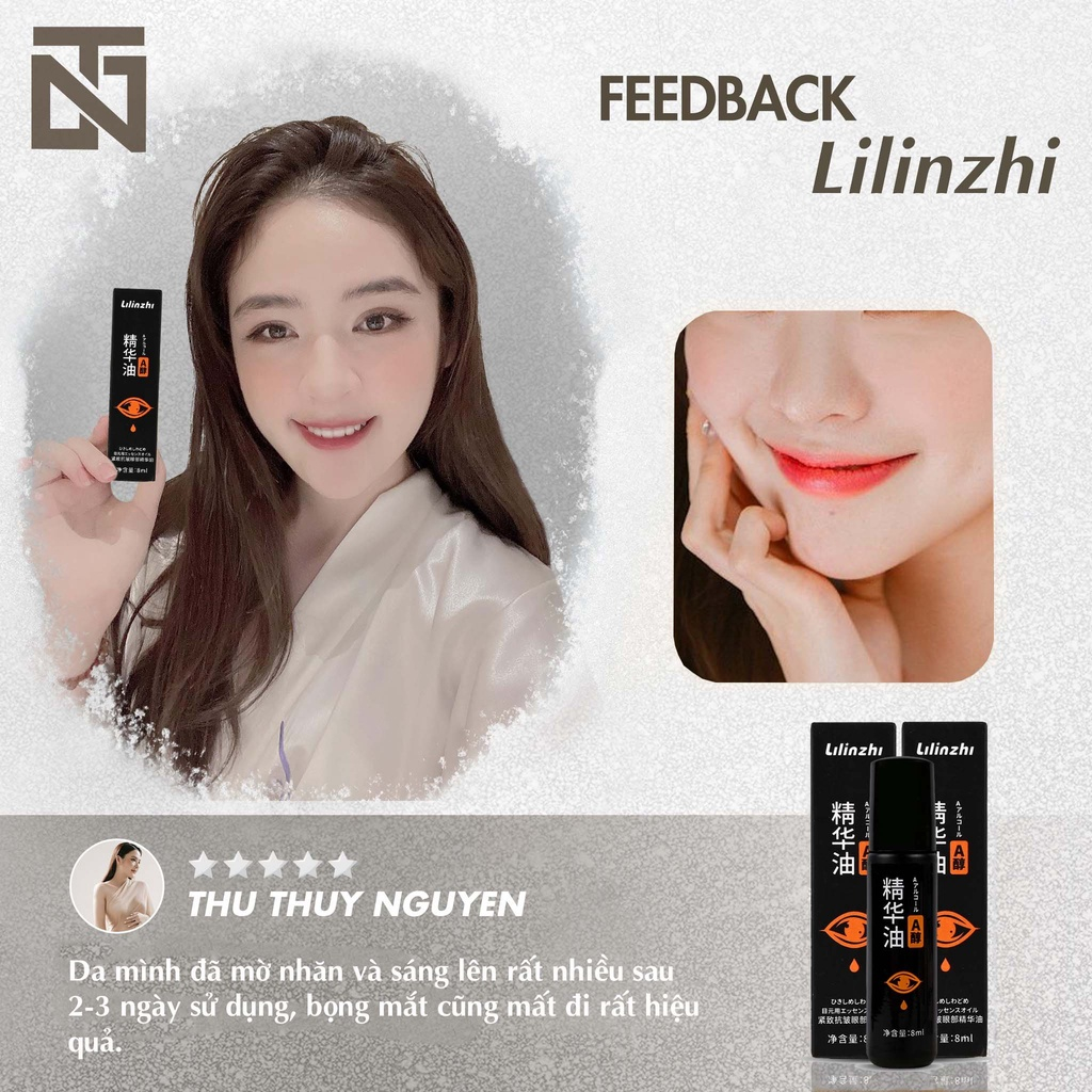 Thanh Lăn Mắt Lilinzhi 8ml Giảm Bọng Mắt, Thâm Quầng Mắt, Dưỡng Ẩm Sáng Vùng Da Dưới Mắt