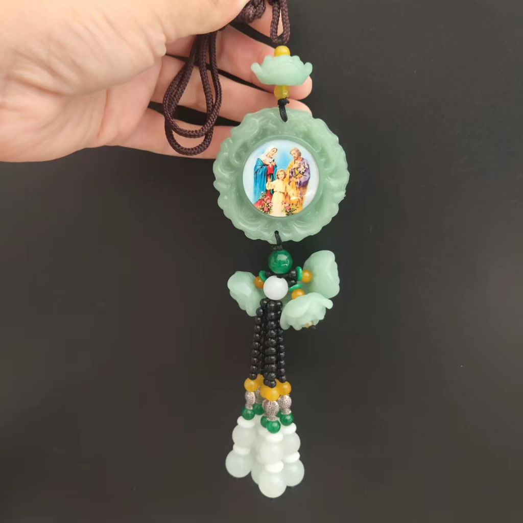 Dây treo ô tô Công Giáo hình Gia Đình Thánh Gia