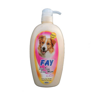 Sữa tắm chó mèo mượt lông, thơm lâu Fay Siêu mượt 800ml