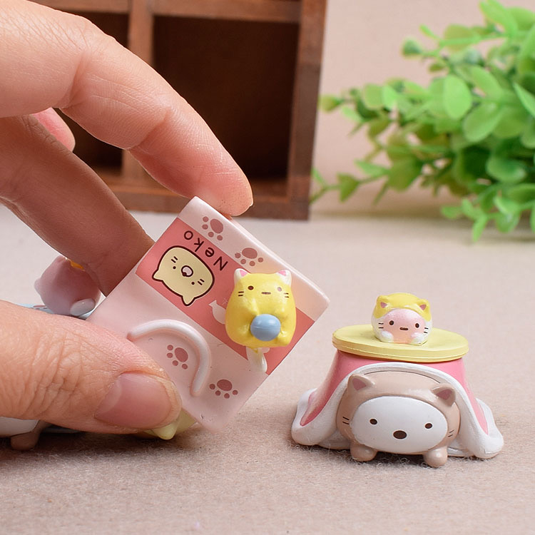 Đồ chơi blind box hộp mù tuyển tập các mô hình hoạt hình kiêm con dấu,Góc nhỏ Sumikko Gurashi