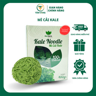 Mì cải kale hữu cơ surifarm - hộp 400gr - tôm vàng