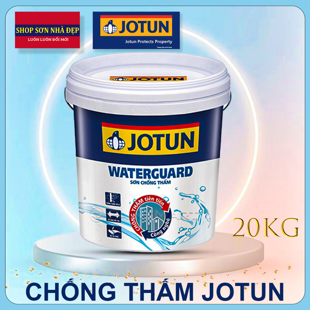 Sơn nước chống thấm ngoại thất  - Cao cấp - Jotun WaterGuard - Bề mặt mờ - 20kg