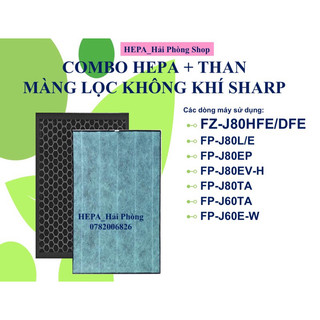 Combo màng lọc Sharp FP-J60E-W và FP-J80EV-H