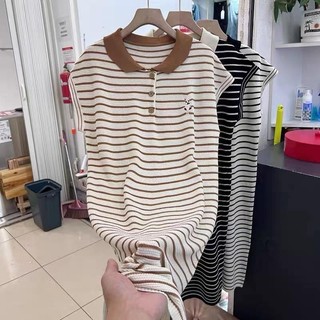 Váy Poloo Cổ Sen Thêu Hình Thỏ YT19