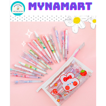 Túi đựng mỹ phẩm, hộp bút trong suốt phong cách Nhật Bản dễ thương DIY - MyNa Mart