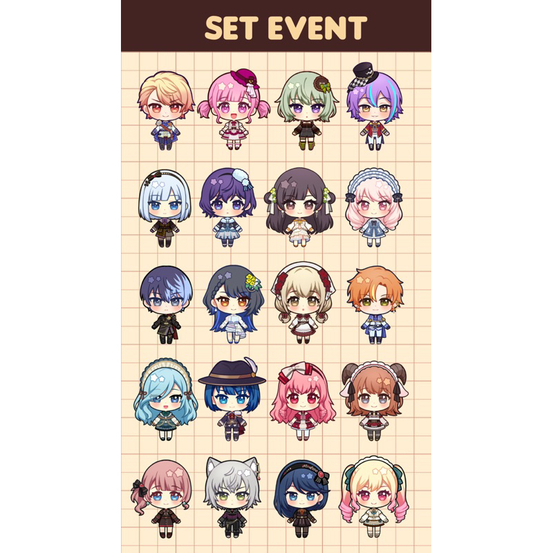 PROJECT SEKAI - Standee trang trí cỡ 5cm