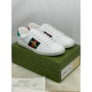 Giày sneaker gucci ace ong thêu hàng cao cấp đế thơm full bill box, giày thể thao nam nữ gucci ace ong thêu abc shop