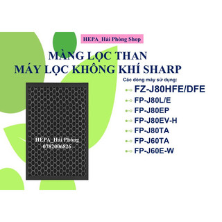 Màng Than hoạt tính Shap FP-J80, FP-J60