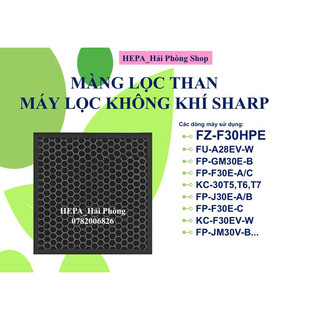 Màng lọc than hoạt tính (Fz-F30DFE)Sharp FP-J30E-A, FP-J30E-B,FP-JM30V-B,KC-F30EV-W