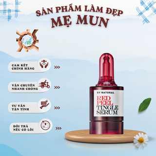 Peel da sinh học red peel tingle serum 10ml giúp tái tạo tẩy da chết