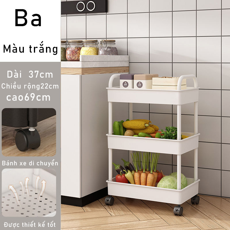 Kệ để đồ bỉm sữa, Xe Đẩy Spa sắt có bánh xe xe đẩy hàng bánh xoay 360 độ