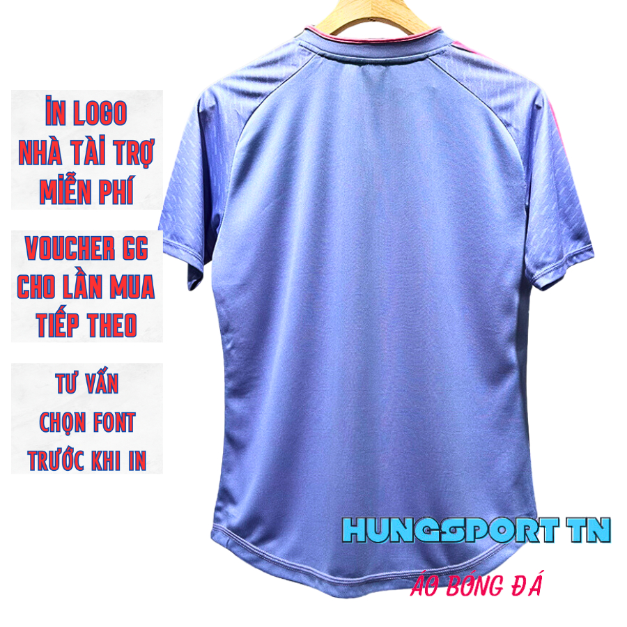 Quần áo bóng đá, đồ đá banh in tên theo yêu cầu, Nhật Bản thun mè, in logo miễn phí HUNGSPORT TN