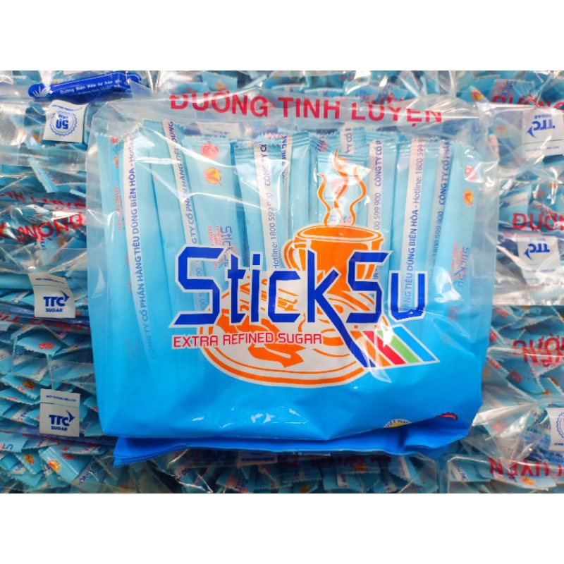 Đường que cà phê sticksu 6g