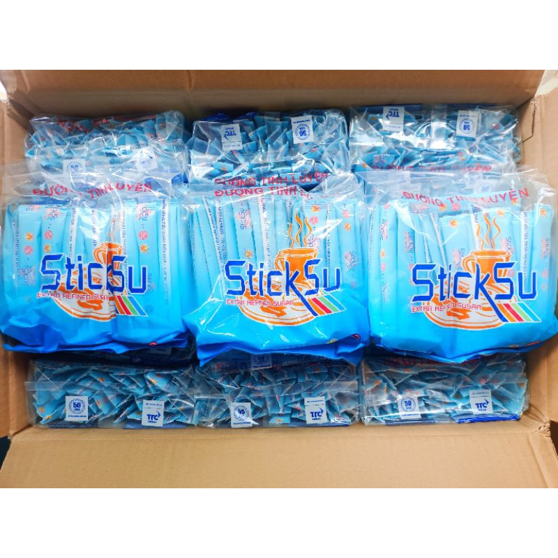 Đường que cà phê sticksu 6g