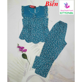 Up Size 1 2 3 4 QUẦN DÀI tay CÁNH TIÊN Đồ bộ mặc nhà BIG SIZE vải Mango ShopThanhThanh