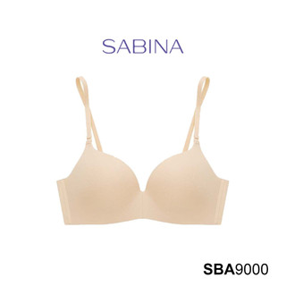   SALE XẢ HÀNG  Áo Lót Mút Dày Nâng Ngực Không Gọng Bản Dây Áo Không Viền May May Basic Doomm Non Wire By Sabina SBA9000 