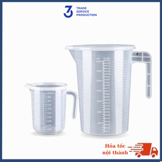 Ca đong định lượng pha chế có nắp dung tích 1000ml - 3500ml