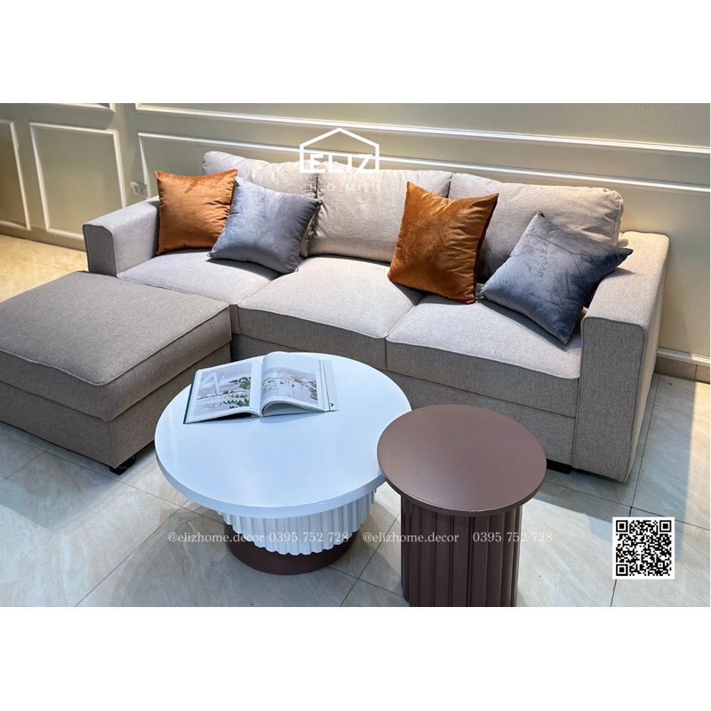 Bàn trà decor nan kiểu dáng mới