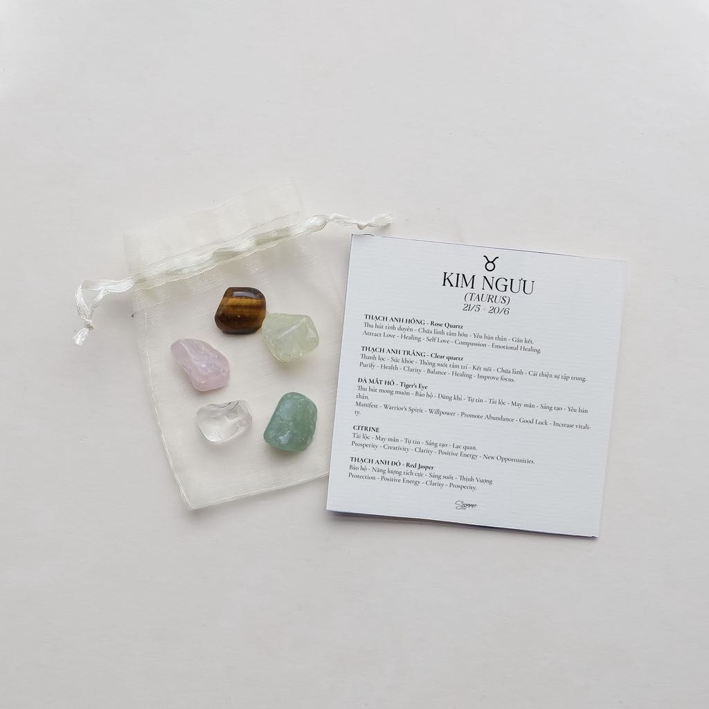 TÚI ĐÁ VÀ THÔNG TIN ĐÁ THEO CUNG HOÀNG ĐẠO