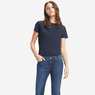 TOMMY HILFIGER - Áo Thun Nữ Tay Ngắn Heritage Crew Neck T WW0WW22043017