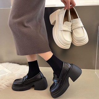 Giày oxford nữ đế 7cm mẫu mới siêu hack dáng (phom hơi rộng)