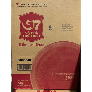 Cà phê Trung Nguyên Hòa Tan Đen "Đen Nhí" 2in1 (15 gói x 2gr) (Date mới)