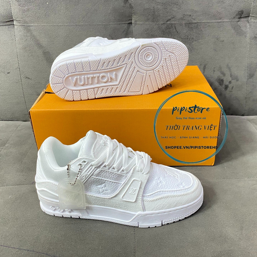 Giày thể thao Lv trắng, louis vuiton white. size 36-43