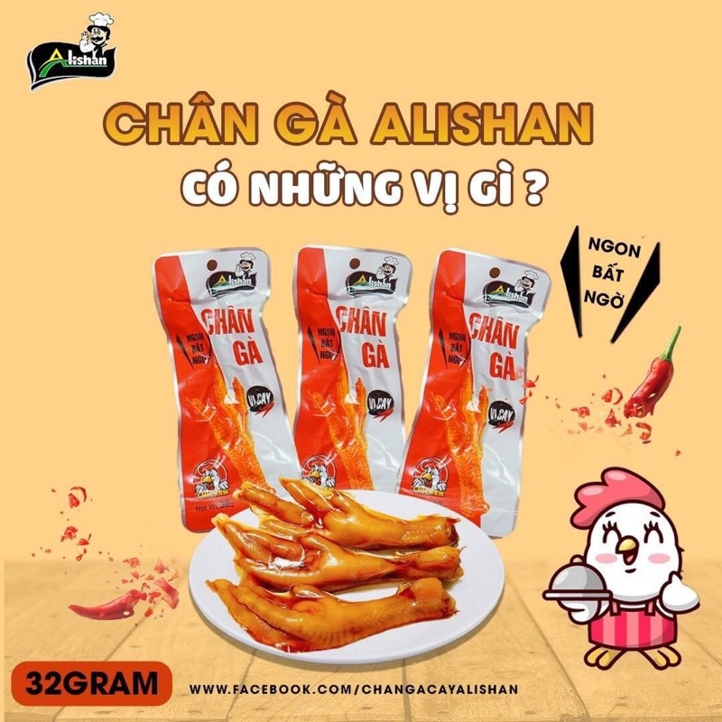Combo 10 Chân gà cay Alishan Việt Nam