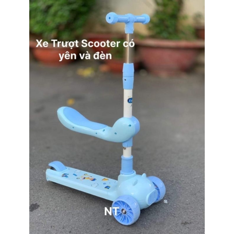 Xe trượt 2 tầng có đèn có nhạc cho bé