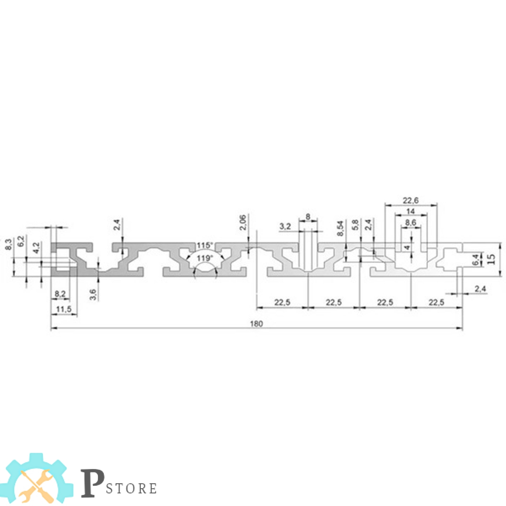 Nhôm Mặt Bàn 1590/15180 Nhôm Hợp Kim Chất Lượng Cao Dành Cho Máy Phay Cnc Mini, Máy DIY