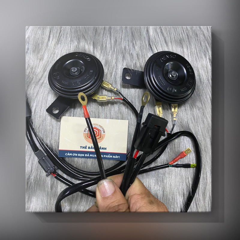 BỘ DÂY RELAY SIHAI 40A CHUYỂN ĐỔI LÊN 2 KÈN  CHO XE MÁY