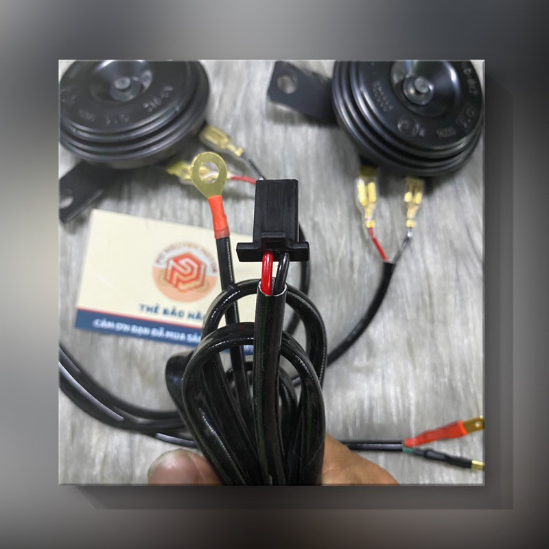 BỘ DÂY RELAY SIHAI 40A CHUYỂN ĐỔI LÊN 2 KÈN  CHO XE MÁY