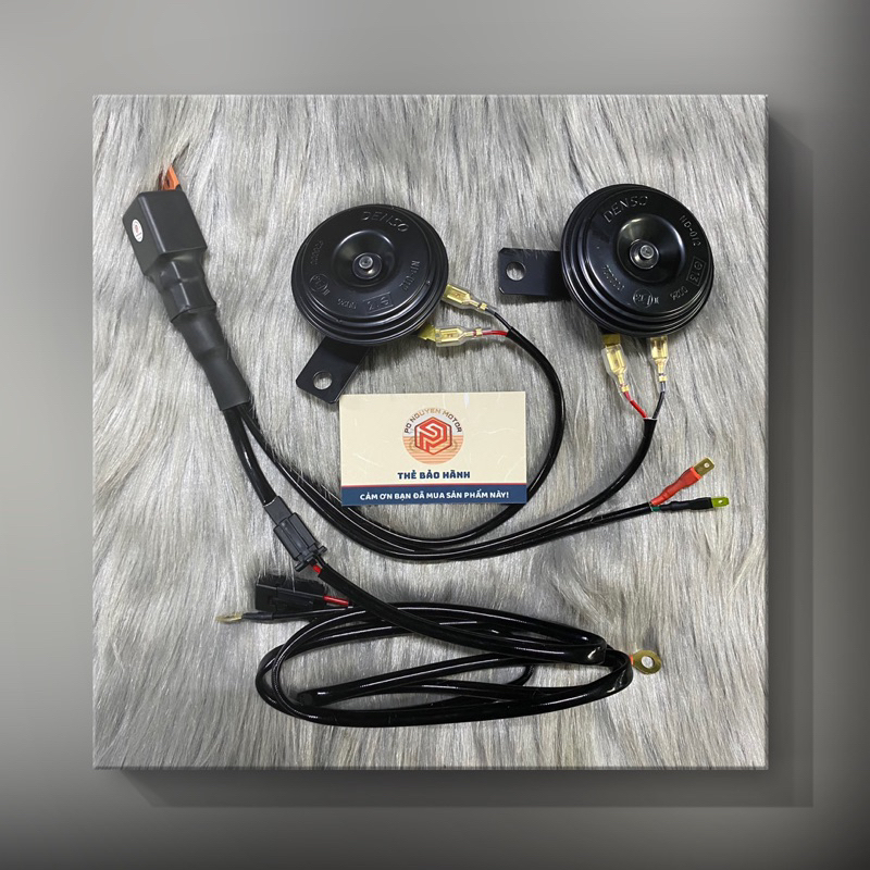 BỘ DÂY RELAY SIHAI 40A CHUYỂN ĐỔI LÊN 2 KÈN  CHO XE MÁY