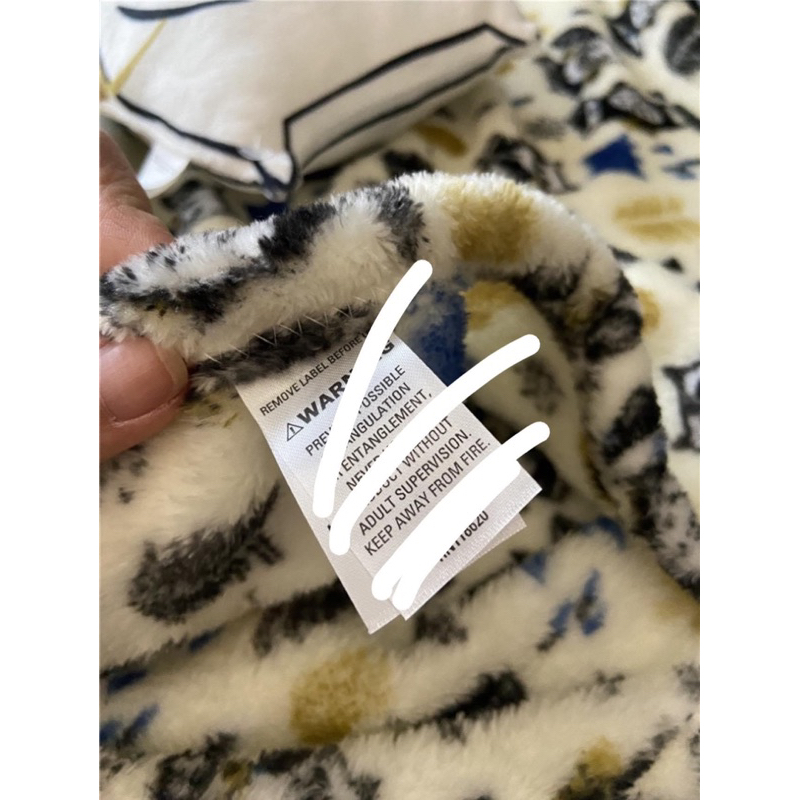 Set Gối & Chăn Lông Cừu Cho Bé Dư Xịn