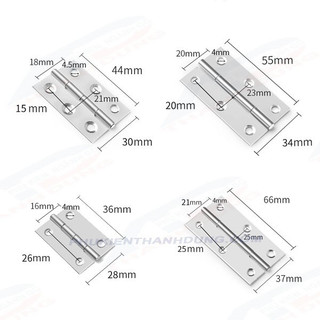 Bản lề lá cỡ từ 36mm đến 89m chất liệu inox cao cấp chống rỉ