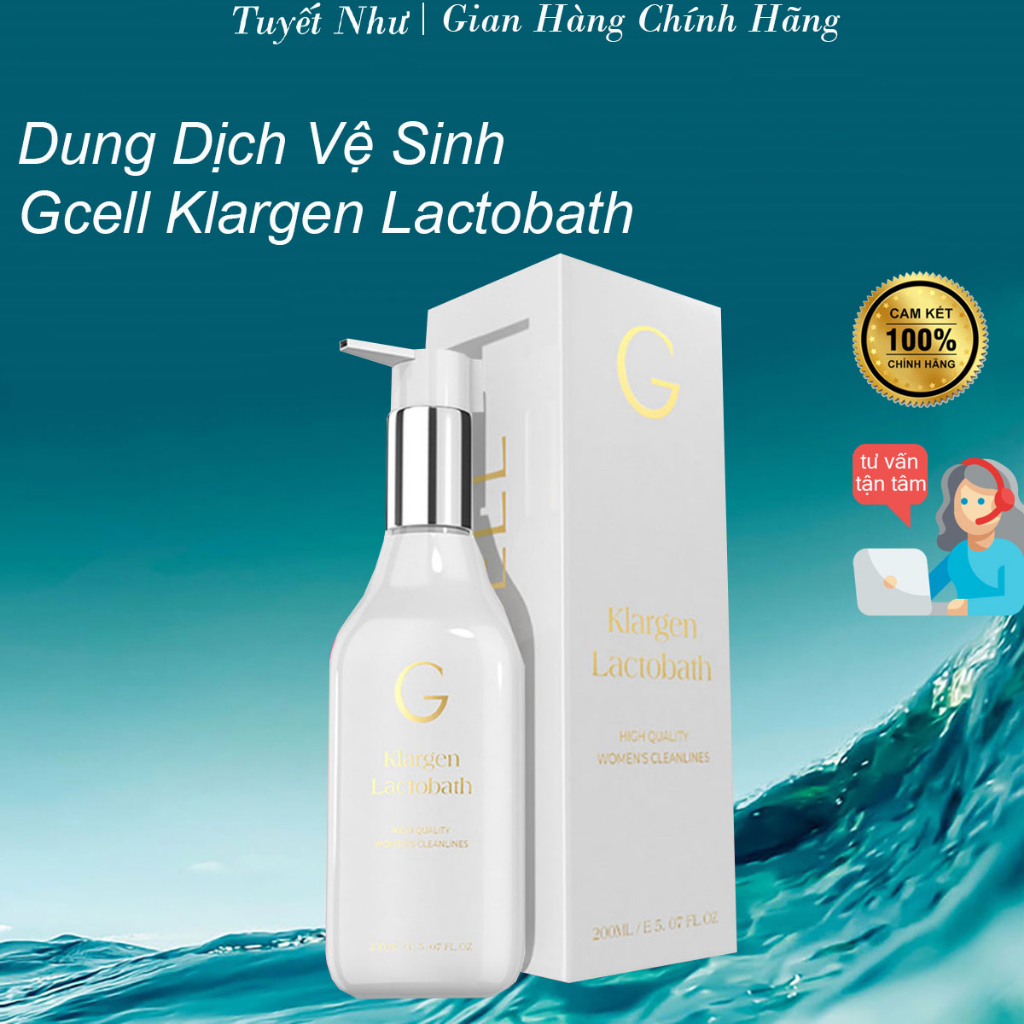 Dung dịch vệ sinh Gcell Klargen Lactobath Hàn Quốc Cao Cấp dung dịch 200ml