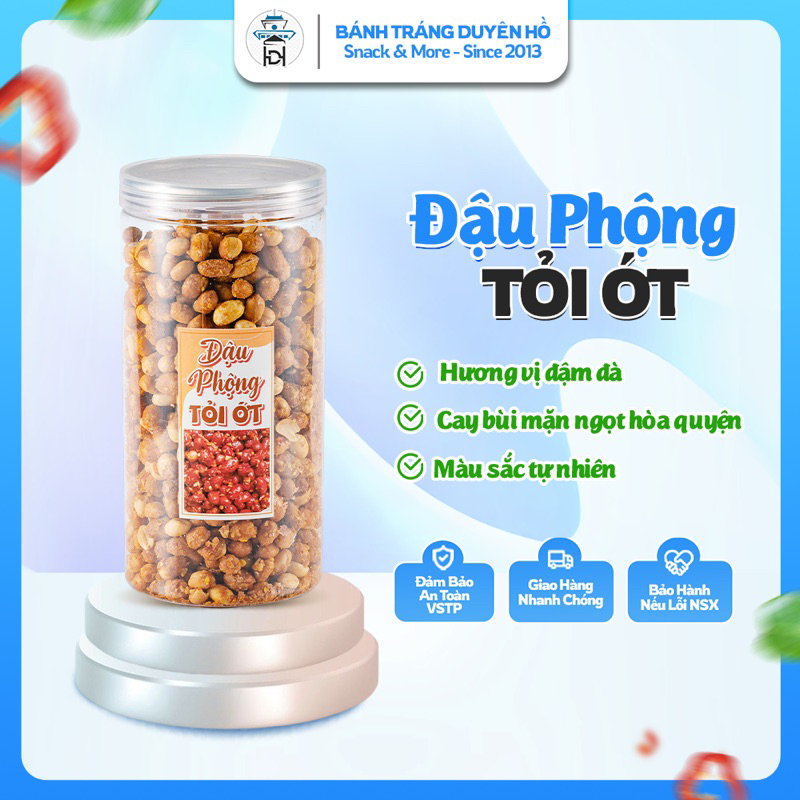 Đậu Phộng Rang Tỏi Ớt