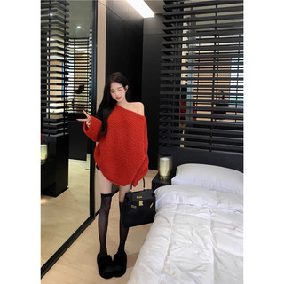Áo len cổ tròn form rộng ulzzang