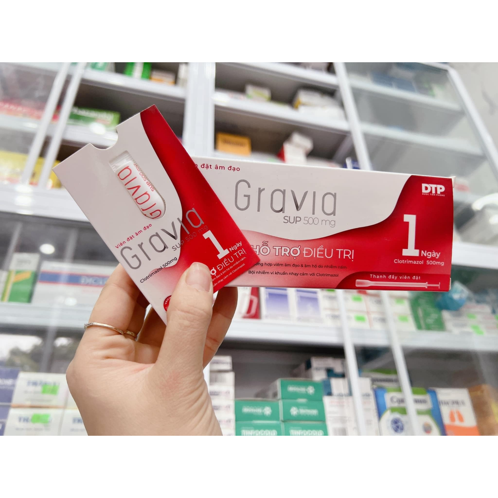 GRAVIA 500MG 1 VIÊN DUY NHẤT LÀM SẠCH VÙNG KÍN