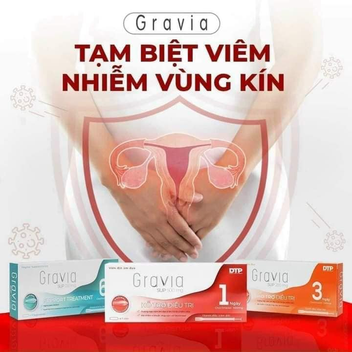 GRAVIA 500MG 1 VIÊN DUY NHẤT LÀM SẠCH VÙNG KÍN