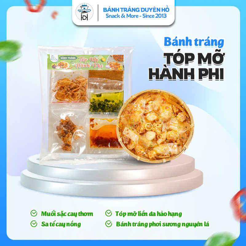 Bánh Tráng Sate Mỡ Hành Tóp Mỡ
