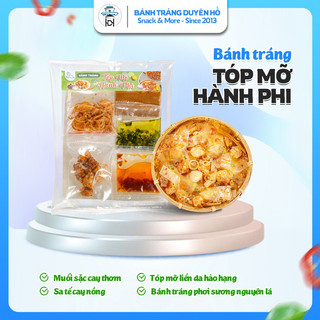 Bánh tráng sate mỡ hành tóp mỡ