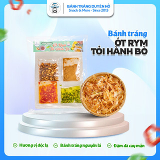 Bánh tráng ớt rym tỏi hành bò