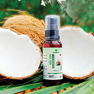 Dầu dừa nguyên chất mẹ ken 50ml, tẩy trang, dưỡng mi và tóc, giảm rạn da