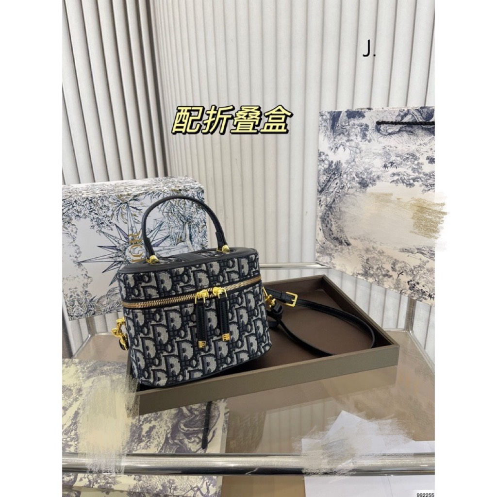 Túi xách nữ Di.or dáng cốp siêu hot kèm dây đeo chéo size 20cm