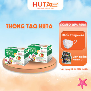 Cốm nhuận tràng Thông Táo HUTA PHAR hỗ trợ tăng cường tiêu hóa, giảm nguy cơ táo bón.