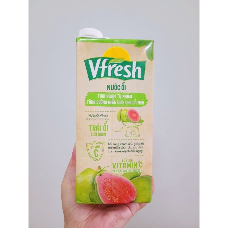 Nước ổi ép Vfresh - hộp 1 lít ( halal )