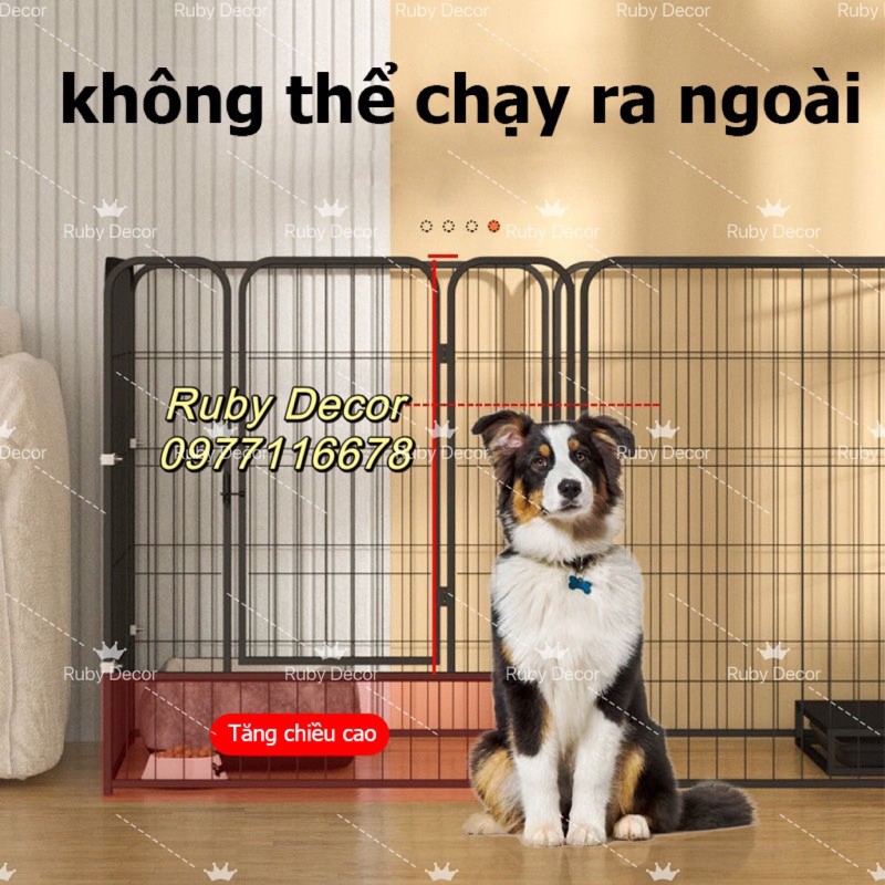 Bán lẻ tấm ghép nan ống cho chó Pomeranian, Bichon Frise, Teddy và các loài chó nhỏ khác kích thước 50*50cm