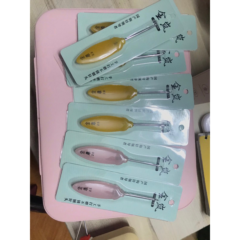 Kim móc len HOA MỘC LAN JINLAN màu hồng