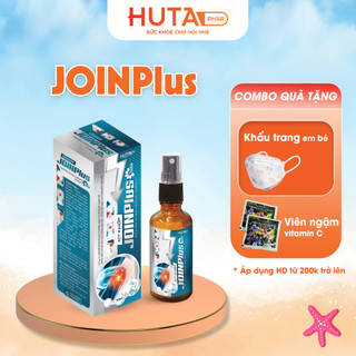Xịt giảm nhanh đau nhức xương khớp Joinplus HUTA PHAR giúp giảm đau xương khớp, giảm tê nhức chân tay.